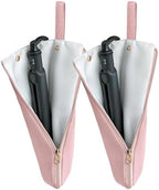 Lifeplus Holder & Mat for Hot Tools, Curling Iron Flat Iron Heat Resistant Hair Tools Travel Bag - Ideal for Home, Travel, Gift (Pink 2 pack) by Unknown