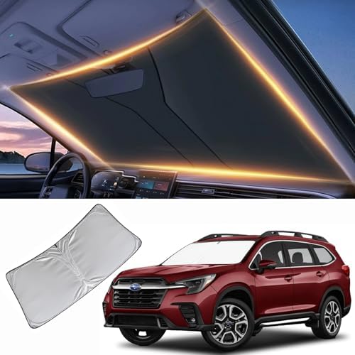 Windshield Sun Shade for Subaru Ascent Front Window Shades Cover for 2019-2024 2025 2026 Ascent Windshield Sun Visor Protector Car Accessories by LZYYQX