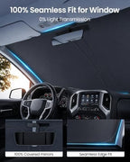 REEVAA Car Windshield Sun Shade for Ch-evrolet Silverado 1500 (2026-2019) - Image 5