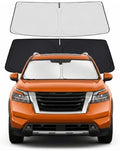 Windshield Sun Shade for 2022-2025 2026 Nissan Pathfinder Accessories - Windshield Sunshade Cover Front Window Shade Custom Fit Pathfinder Sun Visor Protector Foldable Blocks UV Rays by Unknown