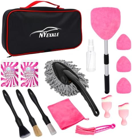Car Interior & Glass Cleaning Kit, 16Pcs Car Detailing Kit by Unknown