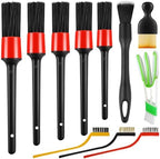 REGUICORP 13PCS Car Detailing Brush Set, Car Detailing Brush Kit, Ultra No Soft Scratch Detailing Brush, Car Cleaning Brushes for Interior or Exterior - Professional Dusting Cleaning Supplies by REGUICORP