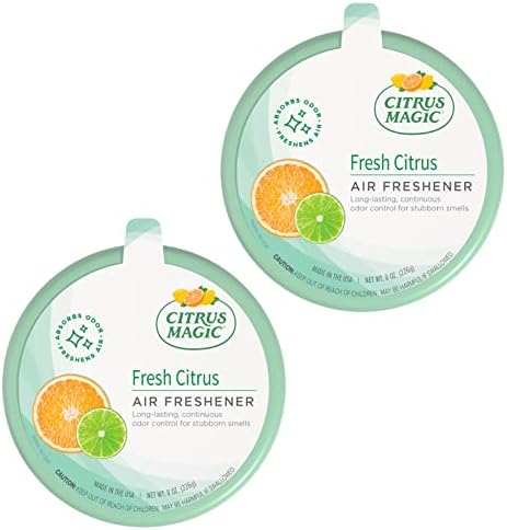 Citrus Magic Solid Air Fresheners, Fresh Citrus, 8 Ounce, Pack of 2 by CitrusMagic