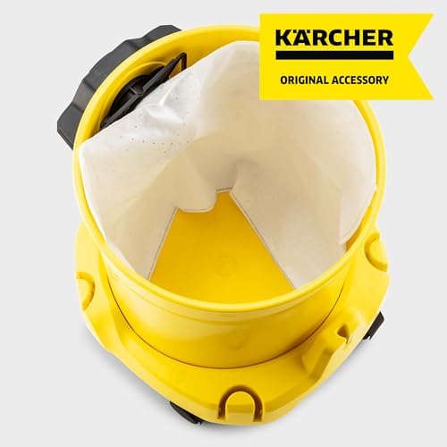 Karcher Filter Fleece Bags 4 Pack, Compatible with Karcher Wet Dry Vacuum Cleaner Models WD 1 Compact, WD 2 and WD 3 - Image 2