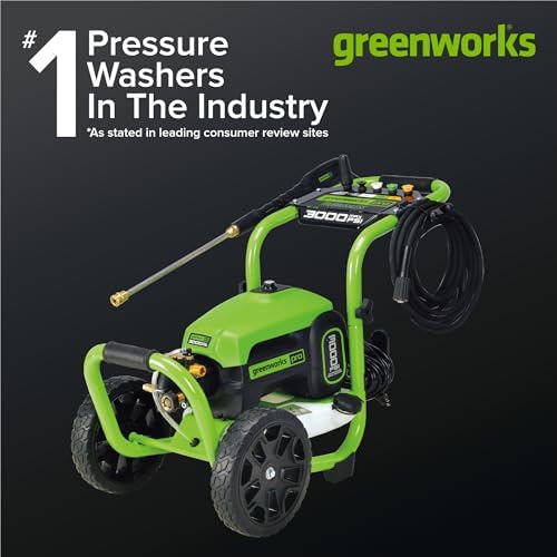 Greenworks 3000 PSI (2.0 GPM Max) Brushless Electric Pressure Washer - Image 2