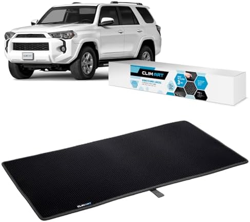 CLIM ART Cargo Liner for Toyota 4Runner 2010-2024 Custom Fit Trunk Mat, with Honeycomb Dirtproof & Waterproof Technology - All-Climate, Heavy Duty, Anti-Slip Cargo Liner, Luggage - FL01110148 by CLIMART
