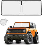 Windshield Sun Shade for Ford Bronco 2 Door 4 Door 2021-2026 Sunshade by YIZHUOMY