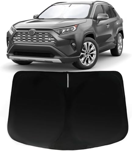 Windshield Sun Shade for Toyota RAV4 2013-2026 Accessories by PAIMOHO