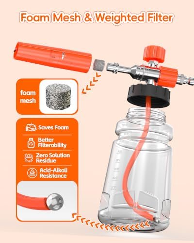1L Wide Mouth Foam Cannon for Pressure Washer - Image 2