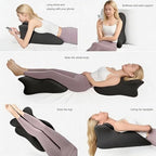 Couples Pillow Ergonomic Support Pillow Reading Pillow Memory Foam Lounger Cushion, 27-Degree Angle Design, NeckPillow, Contoured Multi-Position Support for Couples(Pink,25"x22"x18") - Image 7