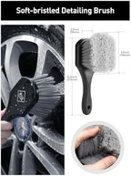 Fantasticlean 6PCS Car Wheel Brush Kit for Cleaning Tires - Image 3