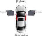 Car Side Window Sunshades for Volvo XC60 2. Gen (Spa) 2018-2024, Magnetic UV Protection Shades for Front/Rear Windows, Heat Resistant Sun Visor Shield Accessories,A/2 Front Doors - Image 2