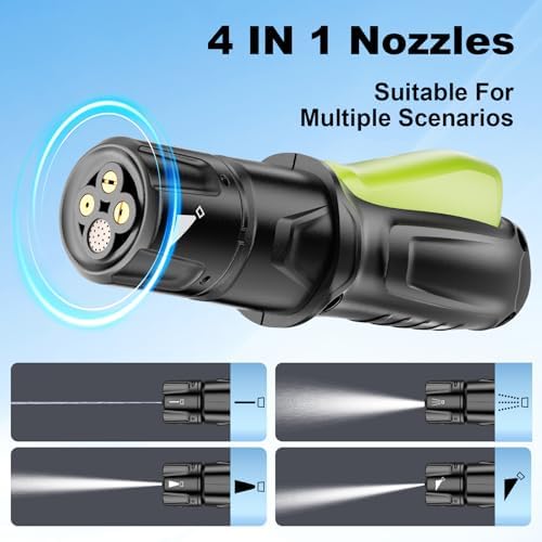 Portable Pressure Washer with 12L Foldable Large Capacity Tank - Image 4