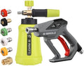 M MINGLE High Pressure Washer Gun Snow Foam Lance, 4000 PSI, 1 Liter by MMINGLE