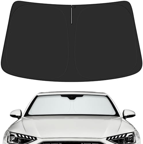 Car Windshield Sun Shade for Audi 2018-2026 A4 A5 & S5 RS5 Accessories (OEM Design) Reflective Foldable Heat Insulation Sunshade for Ultimate Protection by Unknown