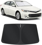 TINGLU Sun Shade for Toyota Avalon 2013-2018 Accessories Windshield Sun Shade Window Shade UV Rays Protection Sun Visor Cover with Steering Wheel Sunshade Storage Bag by TINGLU