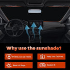 Foldable Front Windshield Sunshade fit for Nissan Sentra 2020-2026 - Image 5