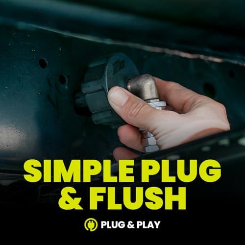Magnetic Chassis Flusher with Hose - Underbody Chassis Flush for Off-Road Vehicles, Undercarriage Chassis Cleaner, Offroad Car & Truck Rust & Salt Protection, Garden Hose Chassis Nozzle Kit - Image 5