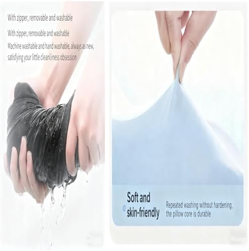 Sweet Spot Pillow for Couples, 27 Degree Couples Pillow for All Postures Wedge Pillow, Multi-Position Support for Sitting & Lying,Support Anti-Slip Waterproof Cover with Replaceable Design (Black) - Image 5