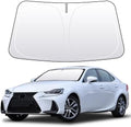Front Windshield Sun Shade Custom Fit Compatible for is 2006-2017 IS250 IS350 IS300 IS460 Sunshade Foldable UV Ray Reflector Sun Visor Protector Accessories Shield Cover Reflective (for is 2006-2017) by akarin