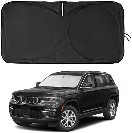 Windshield Sun Shade for Jeep Grand Cherokee 2011-2024 2025 2026 Sunshade by INSAUTO