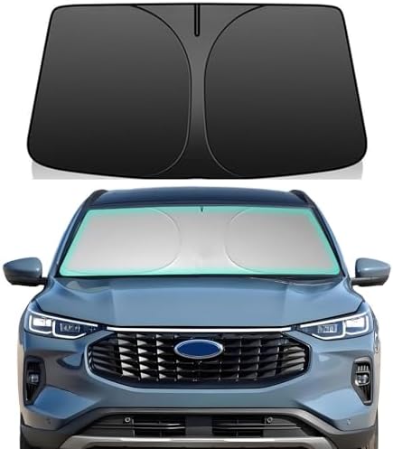 Windshield Sun Shade for 2020-2025 Ford Escape, 4-Layer 240T Foldable UV Block Car Accessory to Cool Interior by Unknown