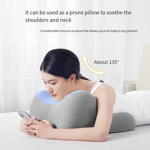 Adult Pillows for Intimacy Couples Support Pillow Ergonomic Memory Foam Cushion for Sitting and Lying Comfort Bed Home Use (Blue) - Image 7