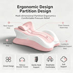 Memory Foam Wedge Pillow, 27°Ergonomic Support for Back, Waist & Legs, Multi-Position Pillow for Intimacy, Pregnancy, Sleep & Reading Removable Washable Cover(Purple) - Image 6