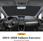 Car Windshield Sun Shade for Subaru 2014-2018 Forester Accessories (OEM Design) Reflective Foldable Heat Insulation Sunshade for Ultimate Protection - Image 2