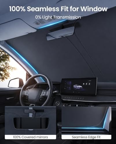 REEVAA Car Windshield Sun Shade for Toyota Camry (2026-2018) - Image 5