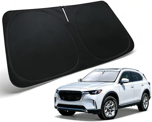 Windshield Sun Shade for 2024 2025 2026 Mazda CX-90 CX90 PHEV by PAIMOHO