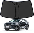 RX 350 Customized Windshield Sun Shade for 2023 2024 2025 2026 RX 350/RX 350 F Sport/RX 350L Front Window Sunshade Visor Protector Foldable Blocks UV Rays Keep Car Cooler Accessories by aatoppus