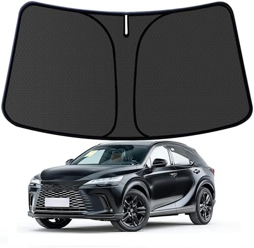 RX 350 Customized Windshield Sun Shade for 2023 2024 2025 2026 RX 350/RX 350 F Sport/RX 350L Front Window Sunshade Visor Protector Foldable Blocks UV Rays Keep Car Cooler Accessories by aatoppus
