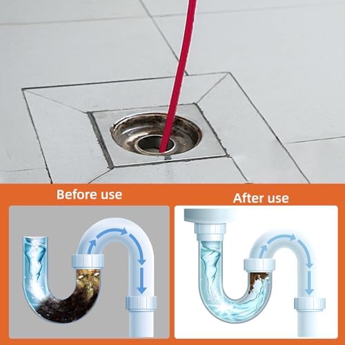 100FT Sewer Jetter Kit for Pressure Washer, 5800PSI Drain Cleaner Hose - Image 6