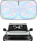 Windshield Sun Shade for Ford Bronco 2021-2025 2026-4 Layers Sunshade Compatible with Ford Bronco Foldable Front Window Sunshade Sun Visor Protector Block UV Rays Keep Your Car Cooler Accessories by Unknown