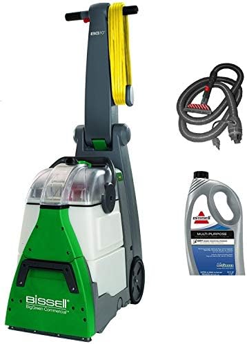 Bissell BigGreen Commercial BG10 Deep Cleaning 2 Motor Extracter Machine w/ Upholstery Tool, and 32 OZ Shampoo Bundle by BISSELL