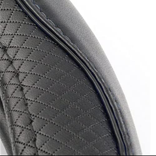 Car Steering Wheel Cover, Anti-Slip, Safety, Soft, Breathable, Heavy Duty, Thick, Full Surround, Sports Style (Black) - Image 2