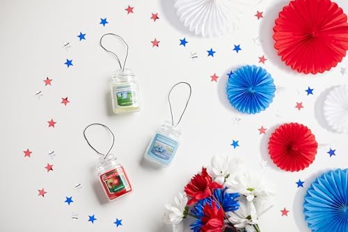 Yankee Candle Car Air Fresheners, Hanging Car Jar Ultimate, Neutralizes Odors Up To 30 Days, Clean Cotton, 0.96 OZ (Pack of 1) - Image 5