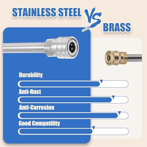 RIDGE WASHER Pressure Washer Extension Wand, 17 Inch, Stainless Steel - Image 4