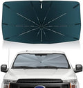 Autorder Windshield Sun Shade Umbrella for 2015-2020 Ford F150 F250 F350 F450 Accessories,Upgraded Ice Crystal Material,Easy Setup Umbrella Sunshade for Car Windshield,100% Sun Blocking by Autorder