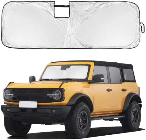 for Ford Bronco Windshield Sun Shade for Bronco 2021-2023 2024 2025 2026 by ZOIBVCARSUNSHADE