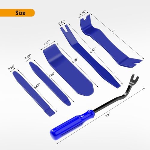 GOOACC 6PCS Auto Trim Removal Tool Kit No-Scratch - Image 2