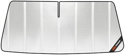 Pigenius Windshield Sun Shade for Toyota Tacoma 2018-2023 Without GoPro Mounted. Full Coverage Rearview Mirror Shade for Ultimate Protection by Pigenius