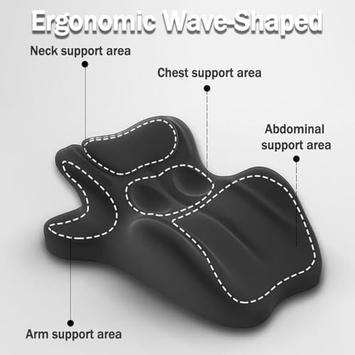 Arcova Couples Pillow - 27° Sweet Spot Memory Foam Wedge Pillow for Enhanced Intimacy & Back Support,Gray - Image 4
