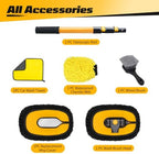Ordenado 15° Curved Car Wash Brush with Long Handle, Car Wash Mop Kit - Image 2