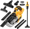 Cordless Vacuum for Dewalt Battery, 5 in 1 Handheld Electric Vacuum Cleaner with 500W Powerful Motor, 46 CFM Portable Hand Vacuum with Filtration HEPA for Floor, Carpet, Car (Battery Not Included) by KXX