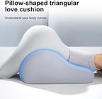 Sweet Spot Pillow,Sex Pillows,Ergonomic Memory Foam Wedge Cushion,Couples Butt Cushion Hip Intimacy Pillows,Multi Position Pillow Ergonomic Leg Wedge for Bedroom Post-Surgery Recovery (Blue) - Image 6