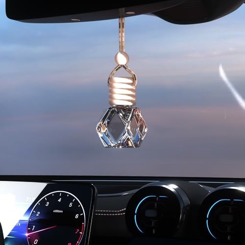 5 Pack 8 ml Empty Hanging Car Diffuser Bottles, Rhombic - Image 2