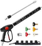 M MINGLE Swivel Pressure Washer Gun with Extension Wand, 3/8" Quick Connect by MMINGLE