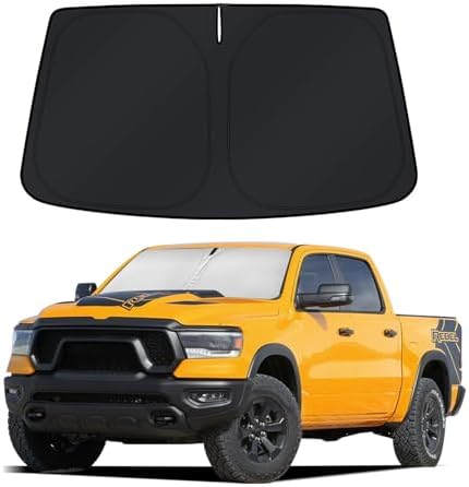 Custom Fit Windshield Sun Shade for Dodge RAM 1500 2019-2026 by Unknown